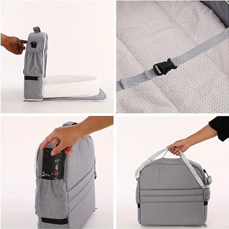 Portable Crib Travel Anti-mosquito Bed Backpack with Net