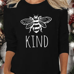 Bumble Bee Print Long Sleeve Lounge Top