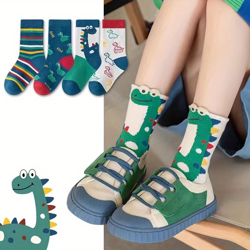 Kids Winter Warm Cartoon Socks, 6-8 Years