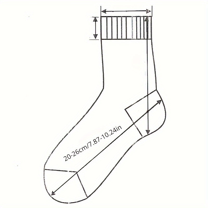 4 Pairs Men's Basketball Crew Socks Sweat Absorbent Breathable