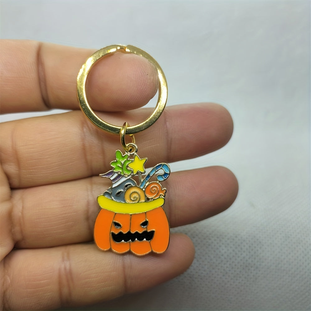 Cartoon Pumpkin Ghost Keychain Bag Pendant Charm Party Gift