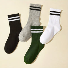 Kids Sports Socks 4 Pairs Short Socks