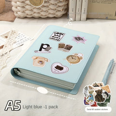 Purple Notebook w/ Removable Pages College Ruled