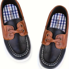 Boys Slip On Loafer Shoes Lightweight Comfortable Non Slip Flat Shoes