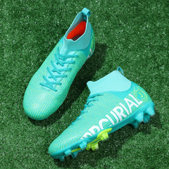 Men's Non Slip Soccer Shoes Outdoor Football Shoes Lightweight Breathable Cleats