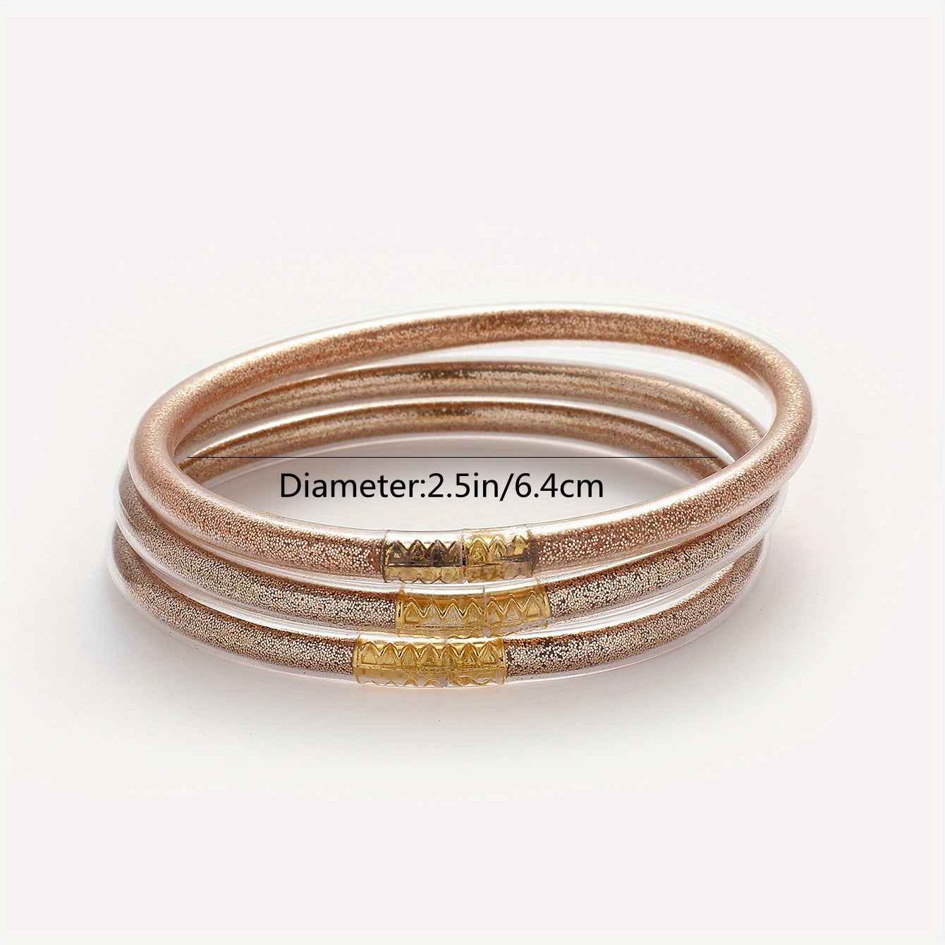 Y2K Soft Silicone Bracelets for Party Decor, Set of 3
