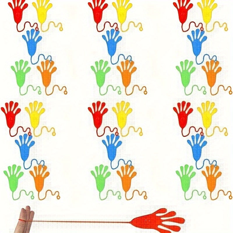 20pcs Elastic Sticky Toys Sticky Climbing Toys Gift Bag Fillers