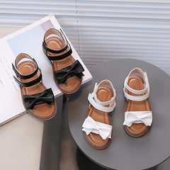 Girls' Bowknot Open Toe Sandals - Lightweight Summer Sandals