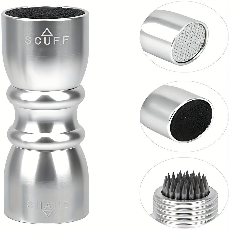 3 in 1 Billiard Club Leather Head Tool Curved Cue Tip Grinder