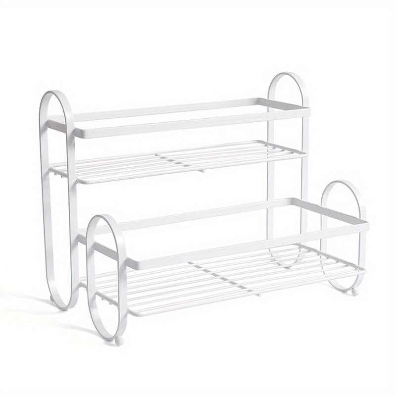 1pc Kitchen Spice Rack Metal Cabinet Storage Seasoning Organizer