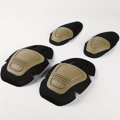 4pcs Thick Knee & Elbow Pad Set - Advanced Combat Pants & Shirts - 45-80kg