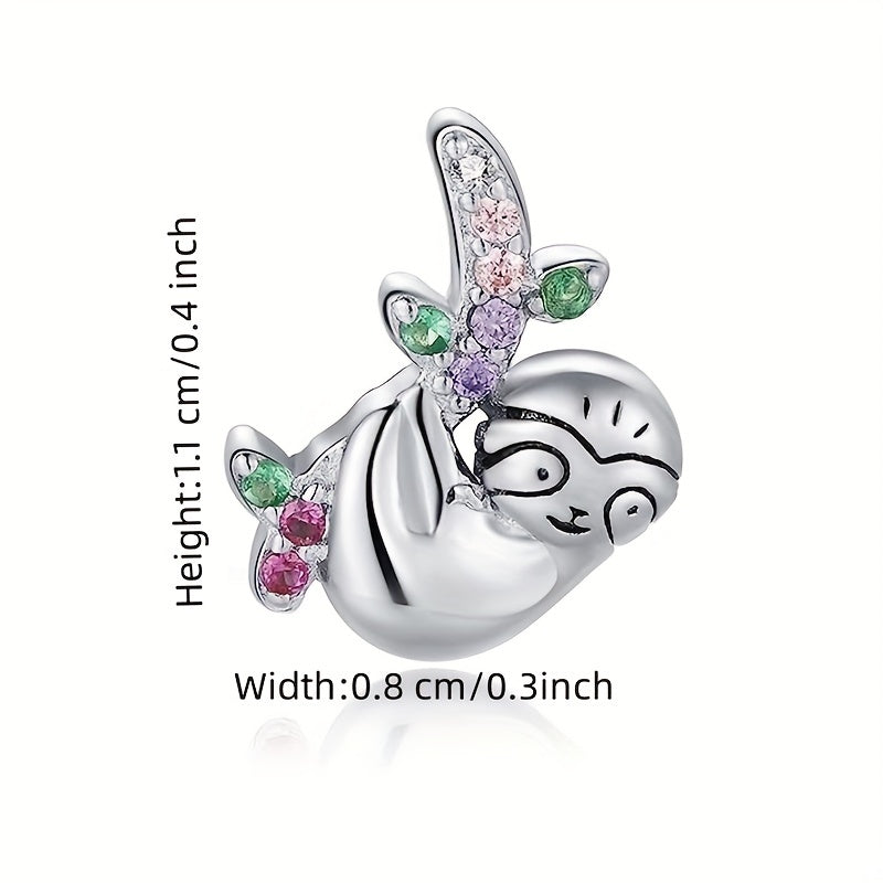 Sterling Silver Sloth Stud Earrings Kids Jewelry