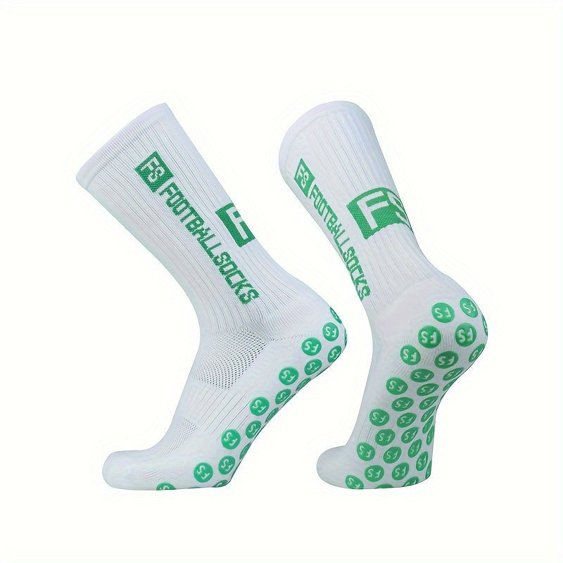 Men's Soccer Socks Non slip Grip Socks Football Socks Sports Crew Socks