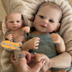 Elijah Bebe Reborn Boy Full Body Vinyl Soft Touch Realistic Newborn Baby Doll