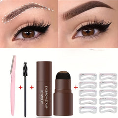 Eyebrow Powder Stamp Tool Waterproof Smudge Proof Matte Eyebrow