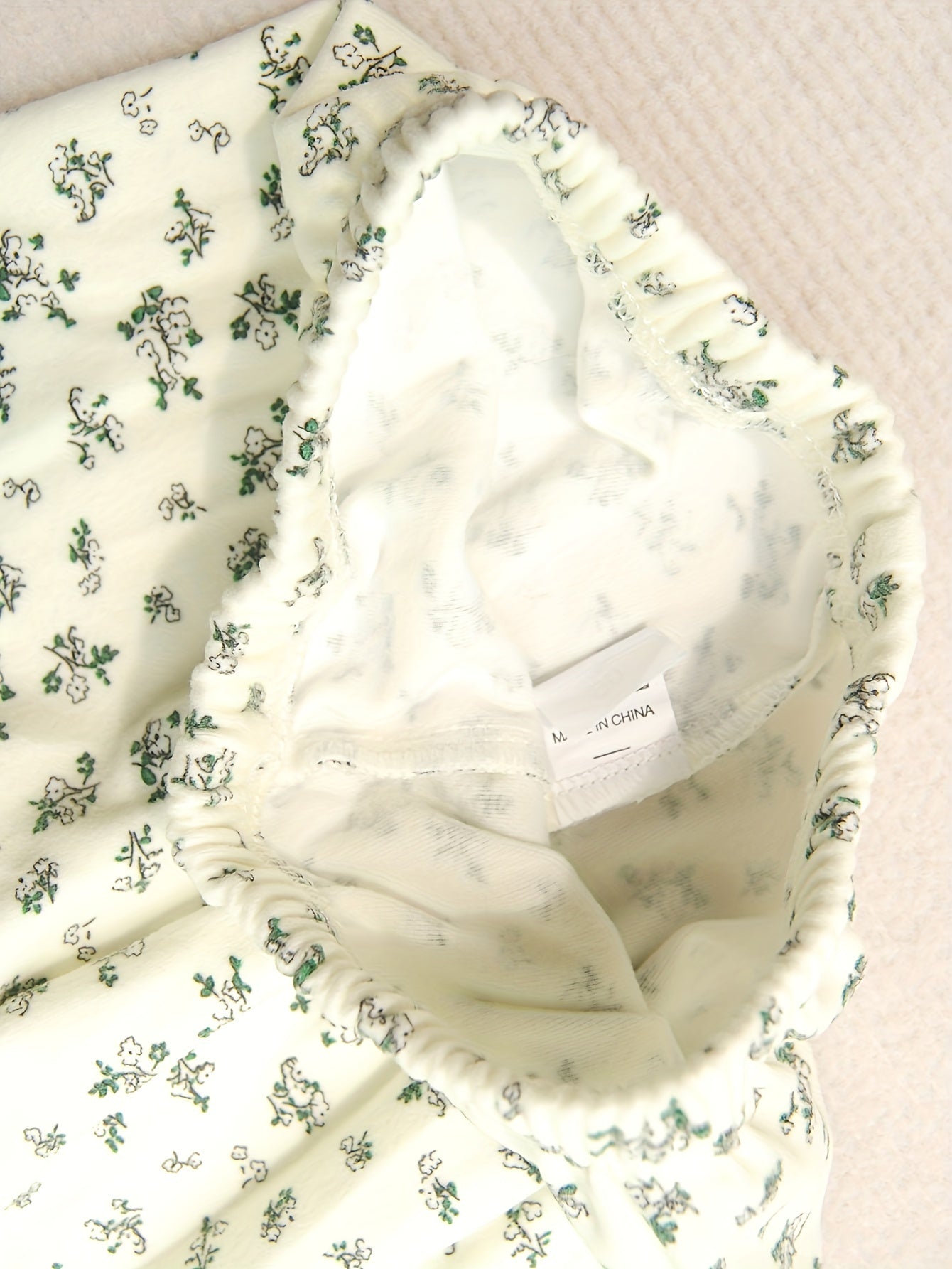 2pcs Floral Pajama Set Long Sleeve Top & Pants Cozy PJ Girl's Loungewear