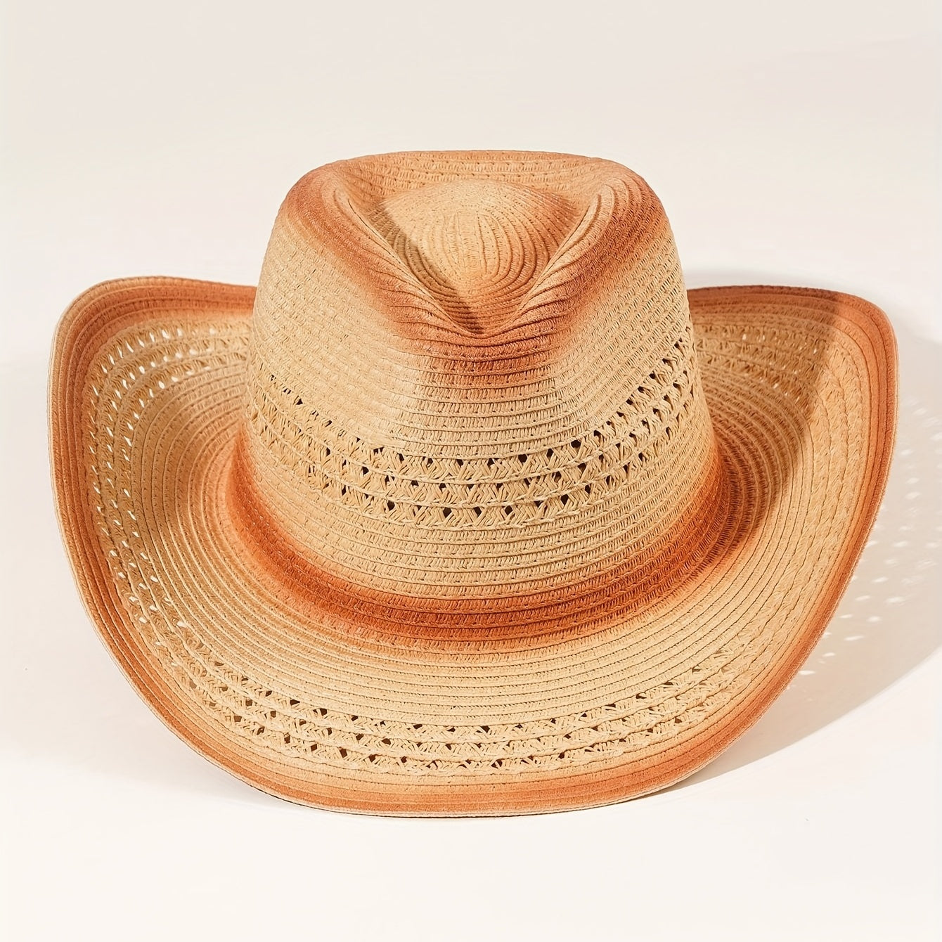 Breathable Handwoven Cowboy Hat for Outdoor Activities