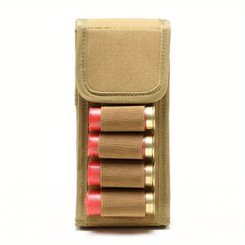 Tactical Molle 12 Gauge Ammo Pouch Holds 10 Rounds for Airsoft