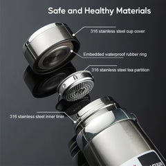 28oz Stainless Steel Water Bottle Vacuum Tea Cup for Hiking