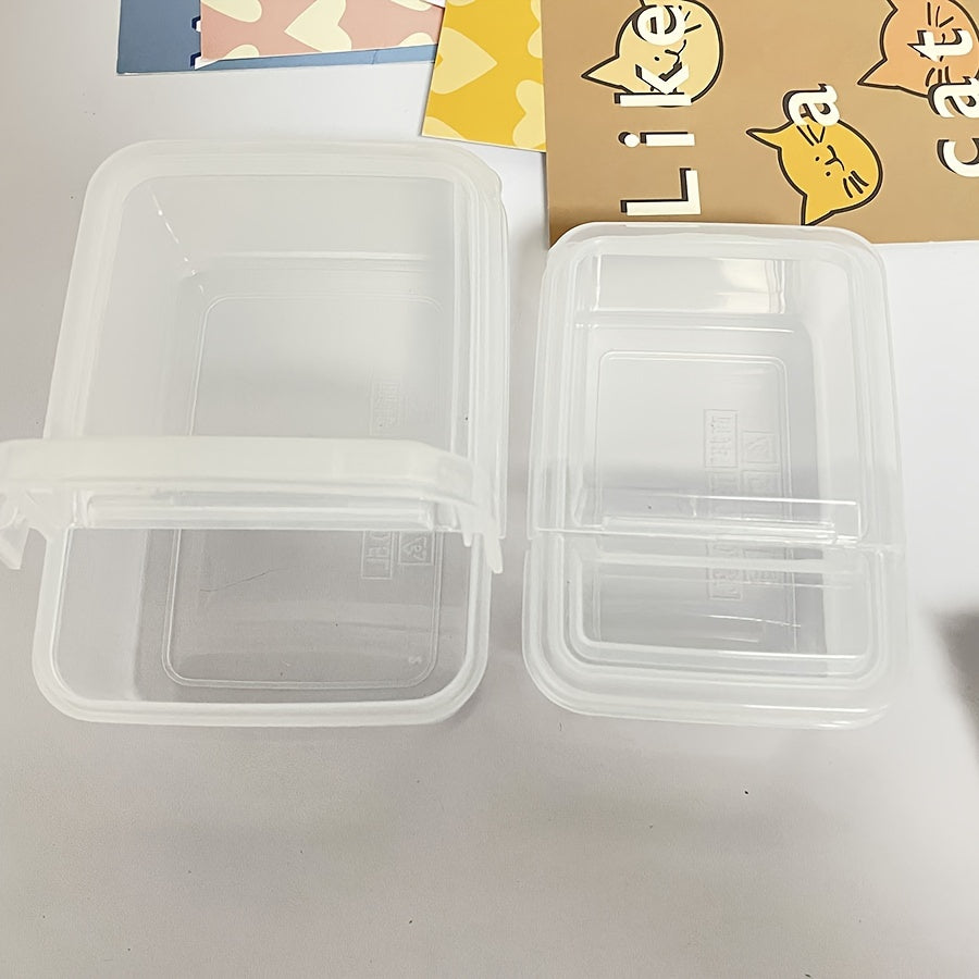 3L 5L ABS Flip Transparent Storage Box