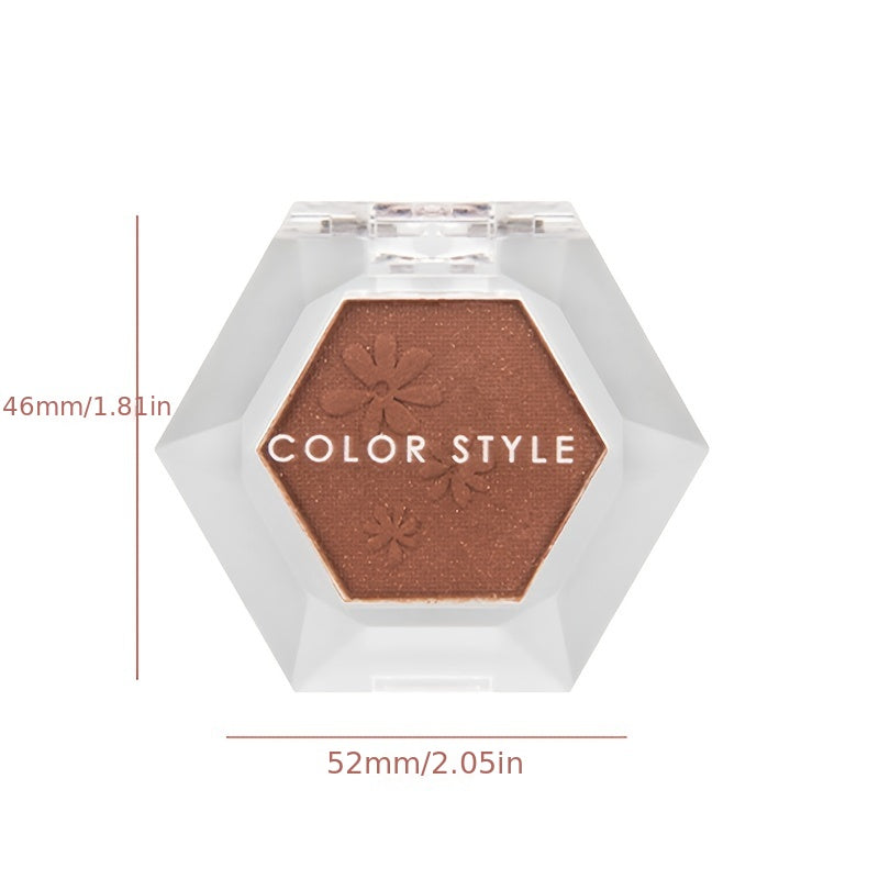 Monochrome Eyeshadow Powder Dark Brown Orange Tone Matte