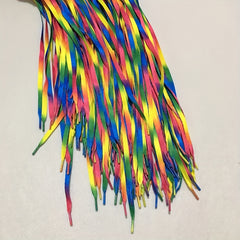 Gradient Colorful Shoelaces Rainbow Canvas Shoe Laces