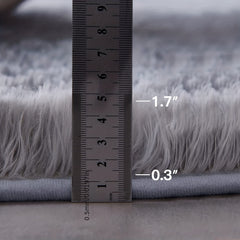 Soft Shaggy Area Rug Fluffy Circle Rugs For Baby Nursery