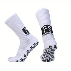 Non Slip Football Socks - Breathable Sports Socks - One Size Fits All
