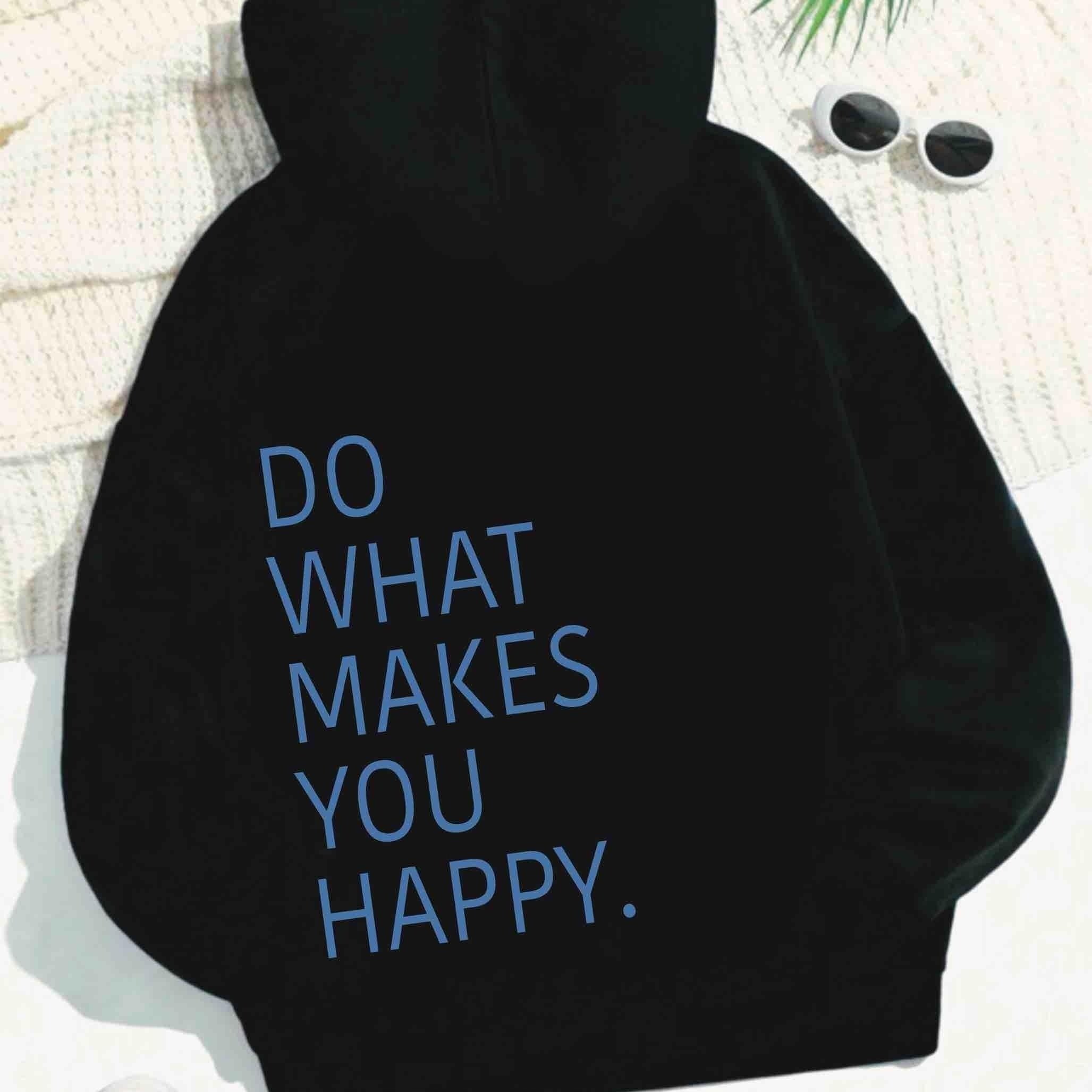 Casual Kangaroo Pocket Hoodie Women's Sweatshirt