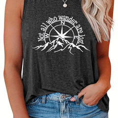 Graphic Print Tank Top