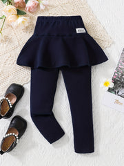 Girls Logo Skort Legging Slim Fit Culottes