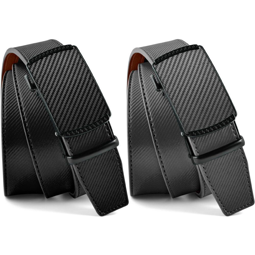 Men's Rivet Synthetic Resin 45cmPU Leather Belt