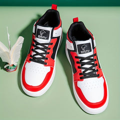 Men's Block Ankle Top Skate Shoes - Non Slip Casual Shoes