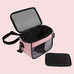 Portable Breathable Hamster Carrier Bag Adjustable Strap for Small Animals