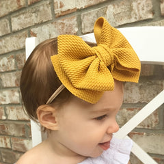 Bow Elastic Headbands for Baby Toddler Girls