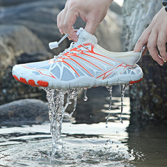 Men's Adjustable Bare Water Shoes Quick Dry Non Slip for Summer Beach