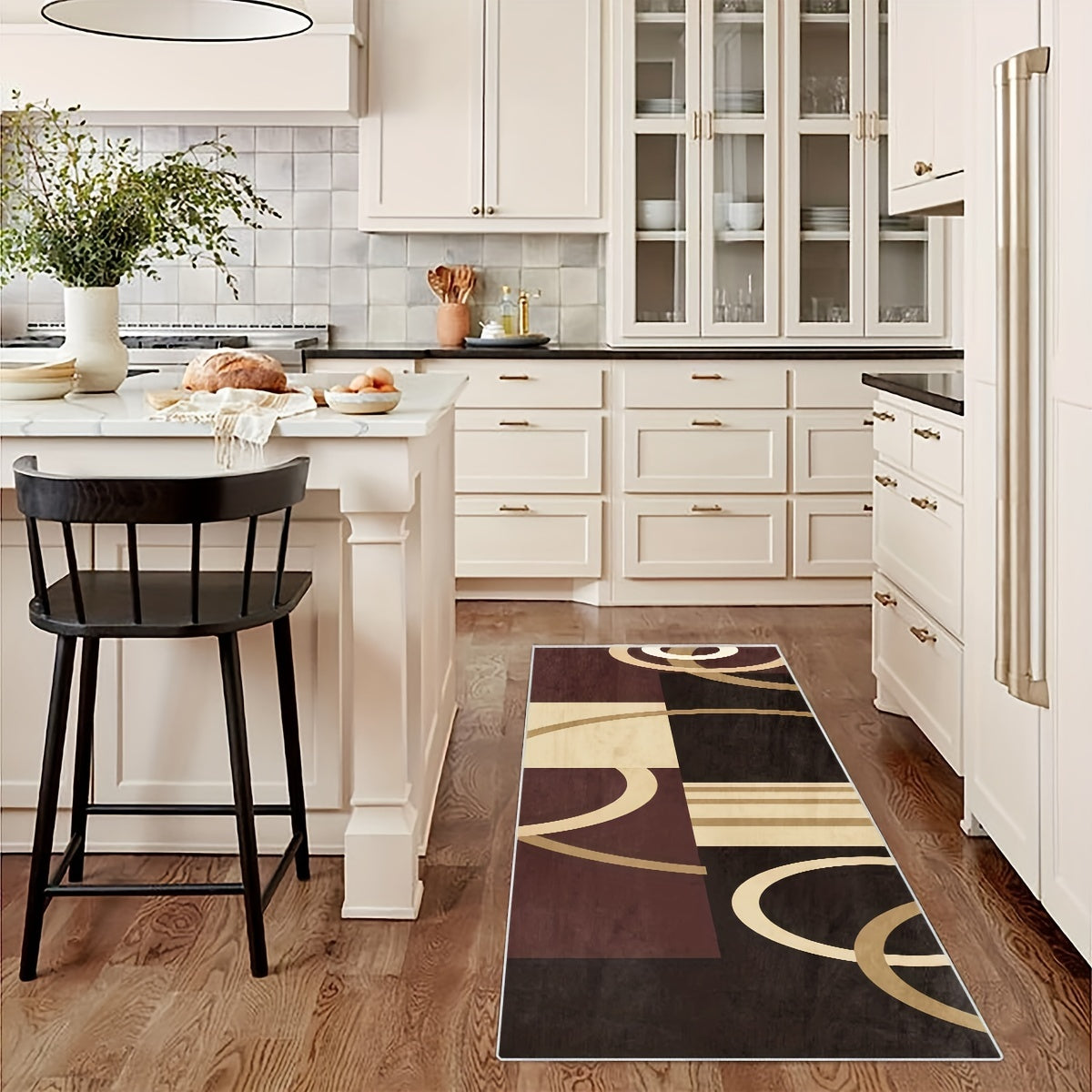 Modern 2'X10' Runner Rugs Laundry Room Rug Non Slip Machine Washable