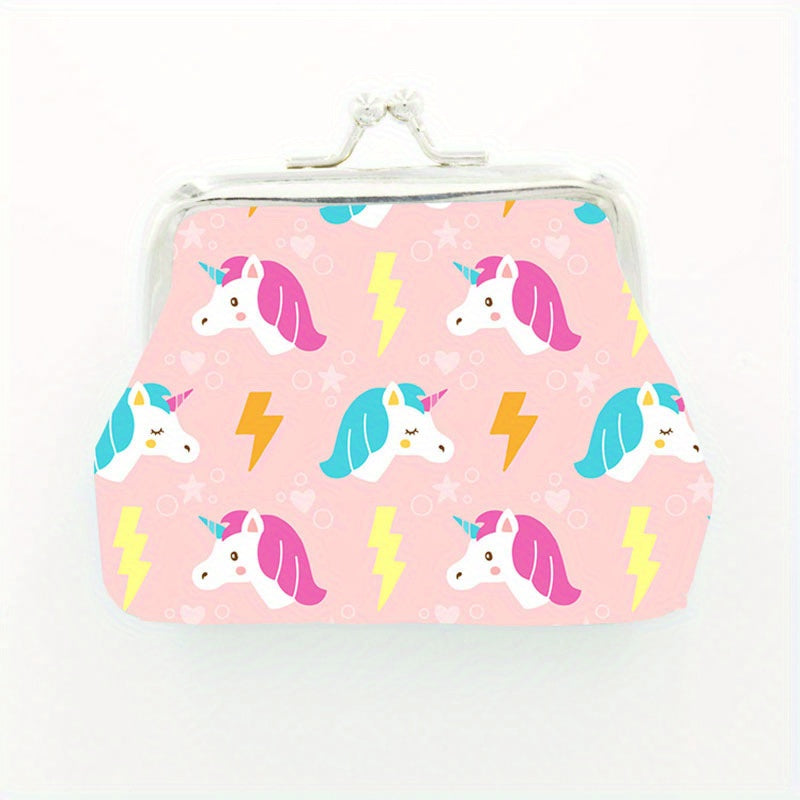 Cartoon Unicorn Coin Purse Wallet for Girls