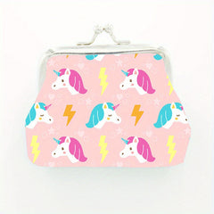Cartoon Unicorn Coin Purse Wallet for Girls