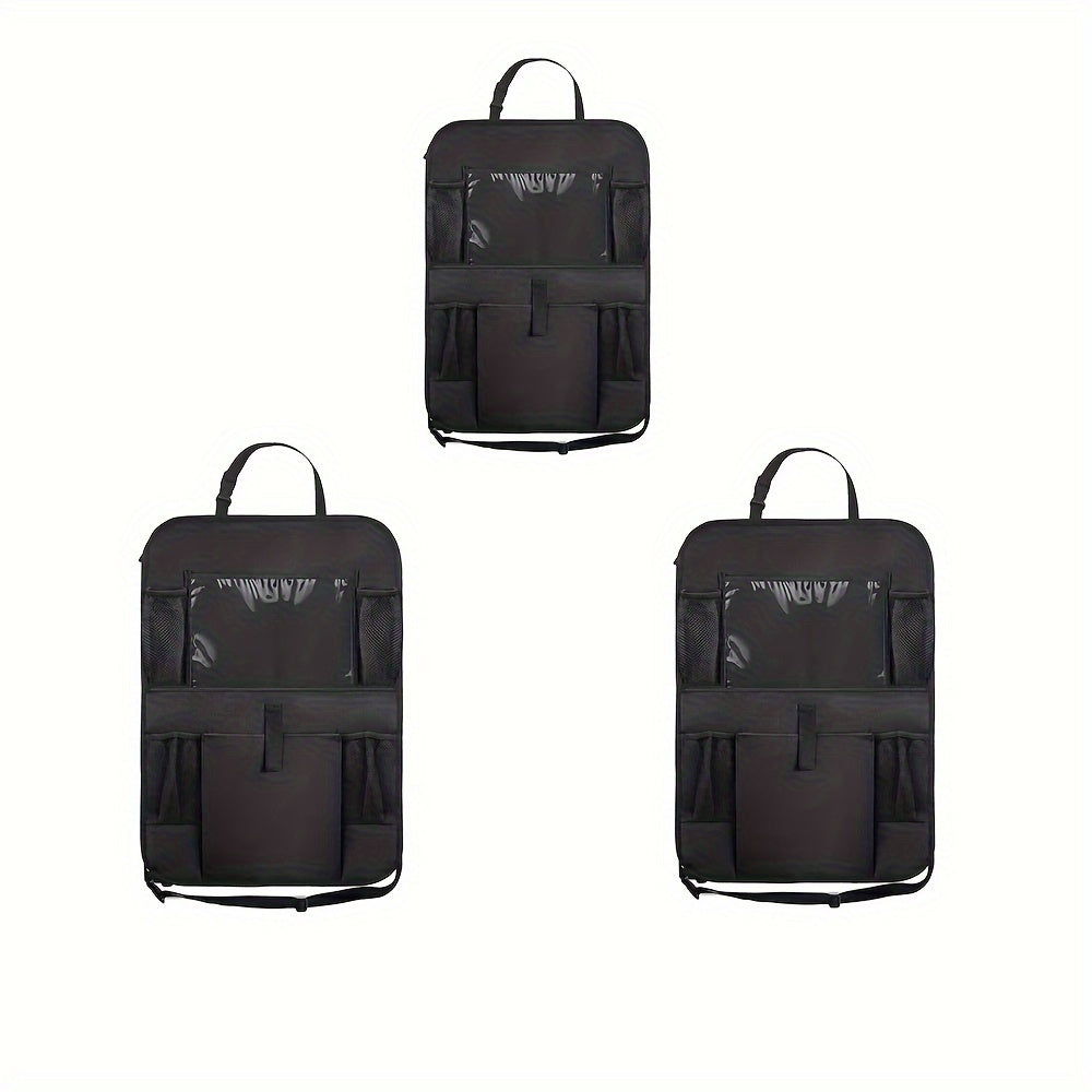 Car Seat Back Storage Bag Organizer Tablet Holder Cover Car Seat Protector
