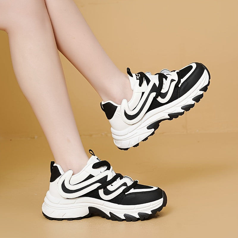 Thick Sole Chunky Sneakers Non Slip Dad Shoes