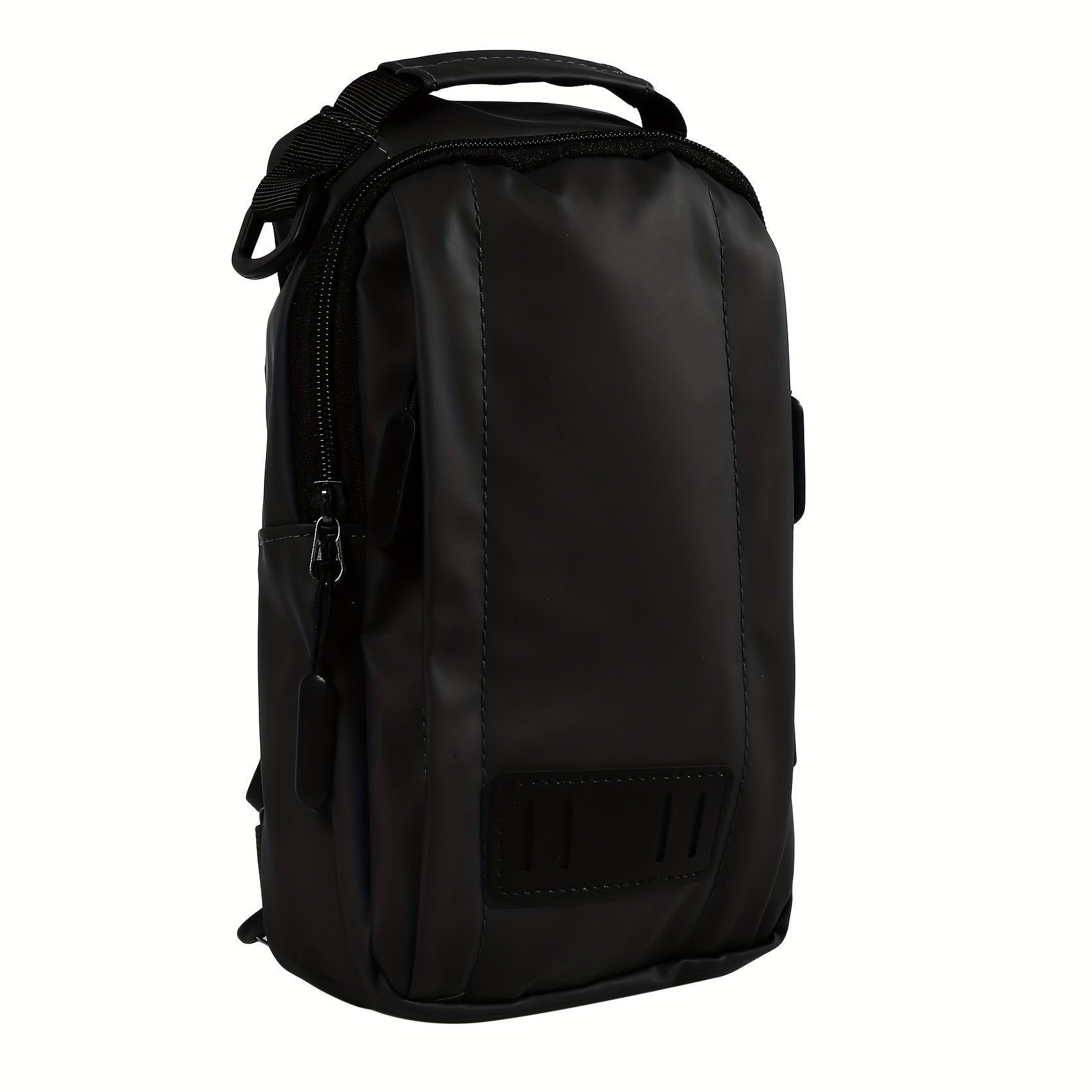 Men's Multifunctional Chest Bag USB Charging Waterproof Travel Shoulder Bag