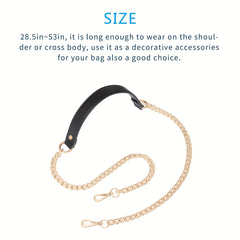 Metal Bag Strap Lightweight Durable Detachable Shoulder Bag Stap