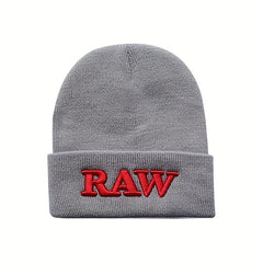 Letter Embroidery Knit Hat Hip Hop Beanie for Men and Women