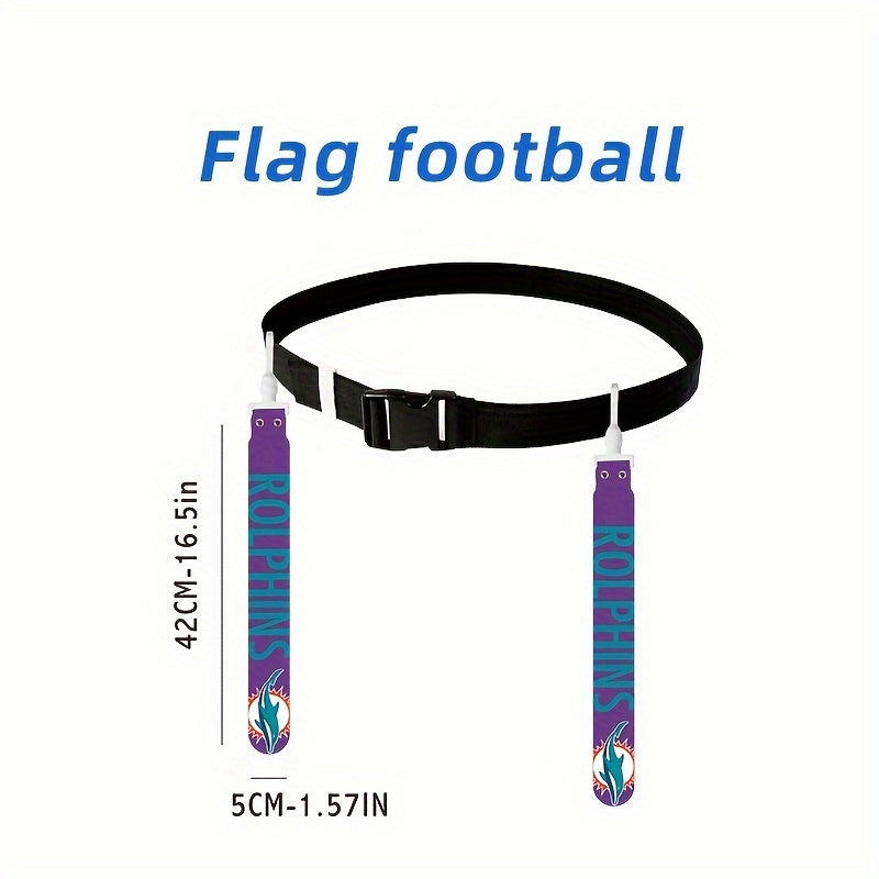 Dolphin Waist Flag Rugby Football Flag With Buckle