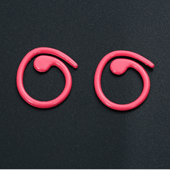 5pcs Crochet Loop Knitting Tools Stitch Marker Metal Paint Counting Circle