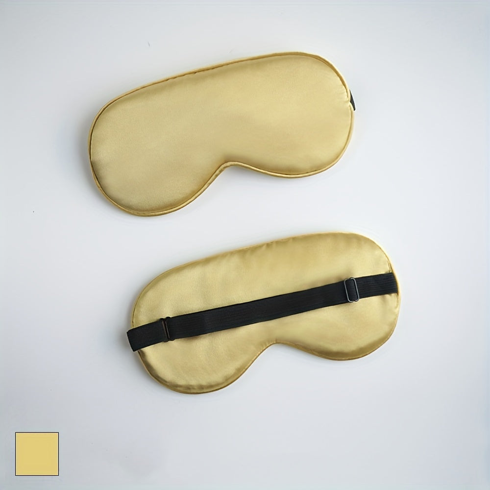 Smooth Soft Blackout Sleep Eye Mask Double sided Comfortable Blindfold