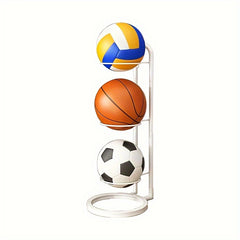Ball Storage Rack Basketball Display Stand Outdoor Ball Holder