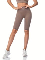 3pcs Seamless Fitness Hip Lifting Yoga Shorts High Waist Workout