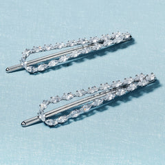 Rhinestone Pearl Hair Barrettes Clips Hairpin Decorative Accessory